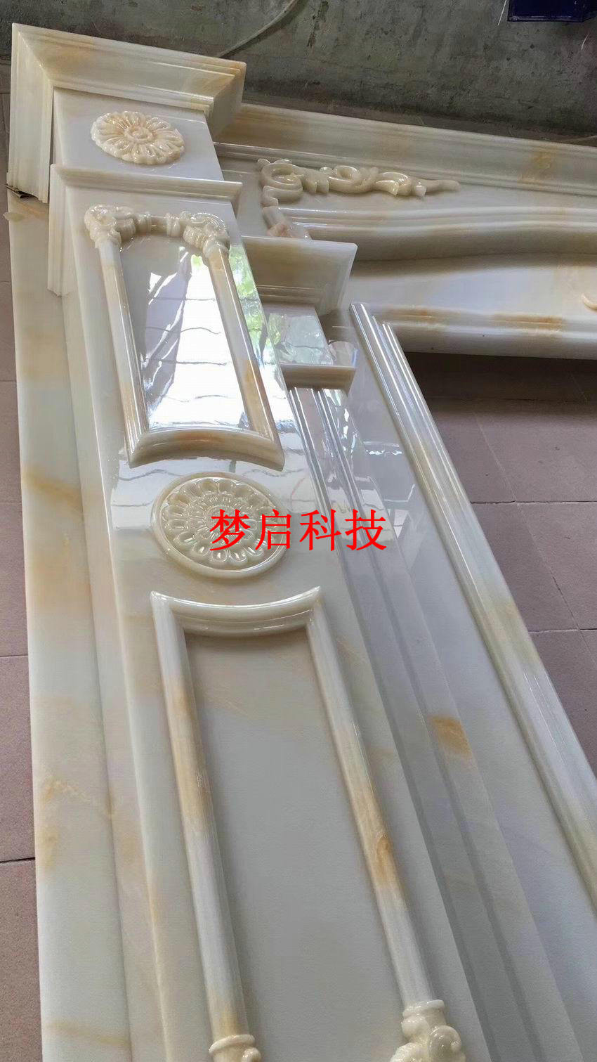 仿玉背景墻、羅馬柱系列